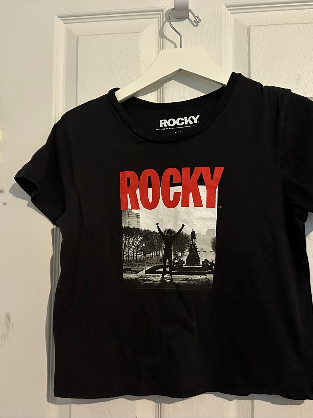 Vintage-Vibe Rocky Balboa Graphic Tee – Size M
